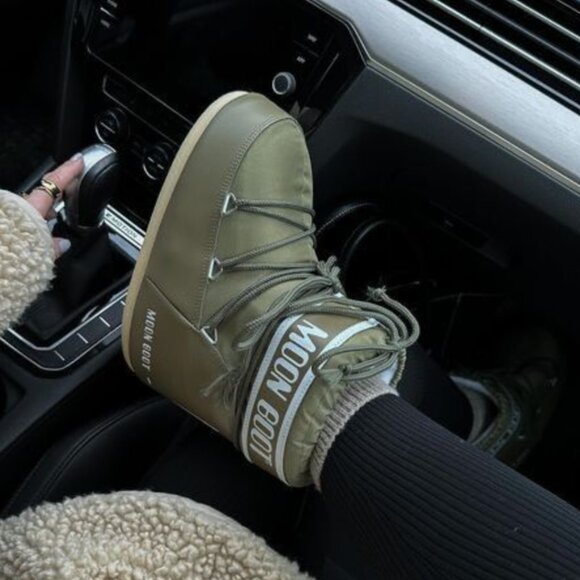 Moon Boot Icon Low Boots- Khaki - Picture 3 of 7